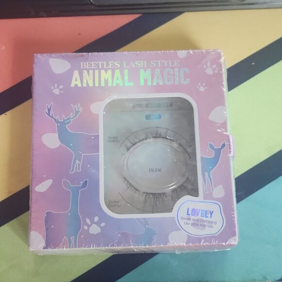 Beetles Other - Beetles Animal Magic Cluster Eyelashes Deer Natural Black Reusable Lashes